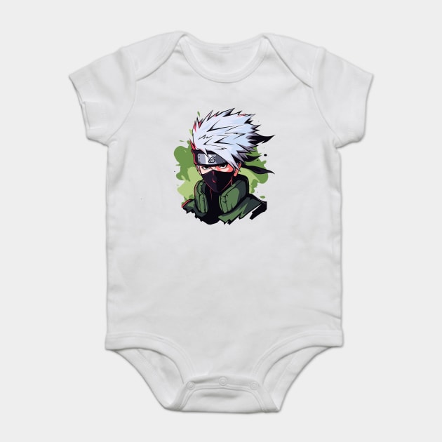 kakashi Baby Bodysuit by sample the dragon